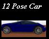 12 Pose Car/Blue