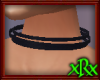 Leather Cord Choker blk