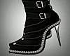 Buckle Black Boots