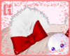 |H| Poms+Bow Red