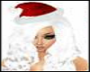 Santa Hat White Hair