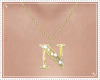Necklace of letters N