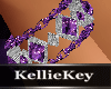 Purple Diamond Bracelets
