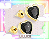 Kids ❤ Black Earrings