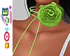 Green Rose Choker