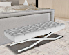 Elegant White Bed Bench