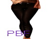 PBF*Brown Leather Pants