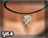 Y84. Necklace Heart