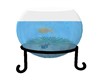 GOLD FISH BOWL w/ STAND