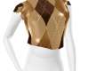 brown plaid shirt
