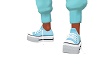 pastel blue shoes
