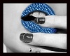 Blue Jeweled Lips