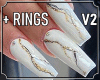 Marble Nails + Rings v2