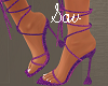 Purple Lace Up Heels
