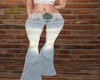 light blue western flare