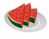 *M* Watermelon plate