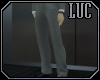 [luc] gray suit pants