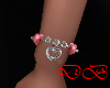 DB silver  pink bracelet