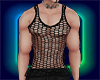 Black Mesh Strappy T-Shi