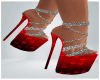 ♔ Diamond Red Heels