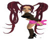 *amy* Vamp Burgandy Tail