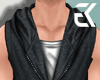 black cotton vest ♦