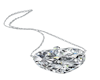 disco diamond heart bag