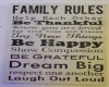 Dove's Family Rules