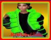 Neon Green n Black Jacke