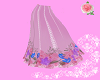 pink bouquet skirt