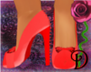 [D] Spiked Heels Red