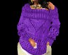 Purple Thick Sweater