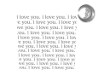 I love you Wall Decal