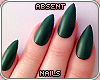 !A Green Stiletto Nails