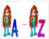SEXY DIVA LETTERS Z