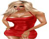 Red Satin Mini Dress