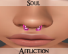 Nose Piercing - Pink