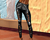 Sexy Black Slit Pants