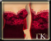 (tk) Lace top # Red