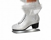 Silver Ice Skates Action