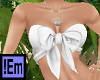 !Em Bow Tied Top White
