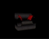 Black Chair w/ Red Satin
