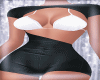 Black White Romper Set