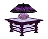 Lamp w/ table (purple)