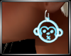 Neon Monkey Earrings