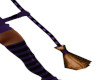 Halloween Broom Purple
