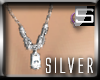 [S] Diamond Silver Chain