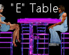 "E" Club Table for 4