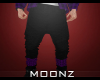 Black&Purple Plaid Pants