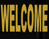 D3~ Gold Welcome  Sign